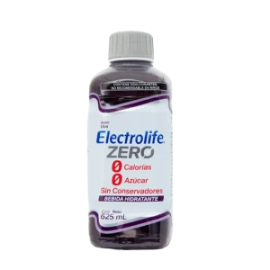 ELECTROLIFE ZERO UVA SOL ORAL 8MG 155MG 4MG  C/625ML