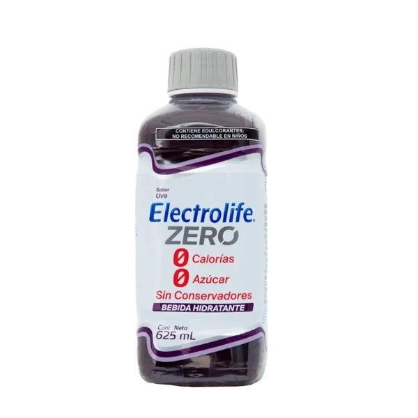 ELECTROLIFE ZERO UVA SOL ORAL 8MG 155MG 4MG  C/625ML