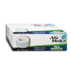 TELA ADHESIVA 2.5CMX10M  C/12