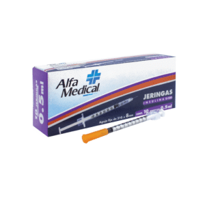 JERINGA .5ML INSULINA 31X8 C/10