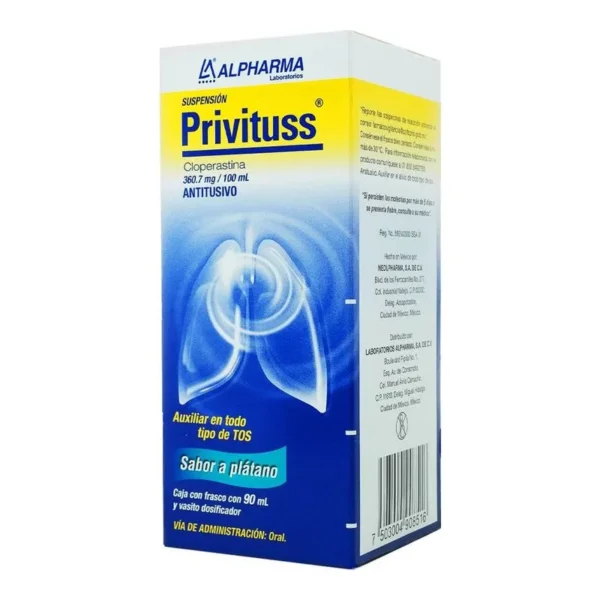 PRIVITUSS  SUSP 360.7MG C/90ML