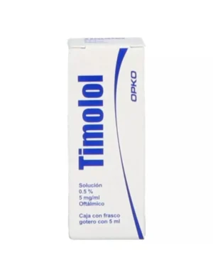 TIMOLOL SOL OFT 5MG C/5ML