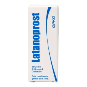 LATANOPROST SOL OFTL 50MG  C/3ML
