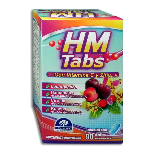 HM TABS TABLETAS MASTICABLES C/90