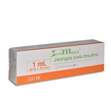 JERINGA 1ML INSULINA 29X13 SENSIMEDICAL