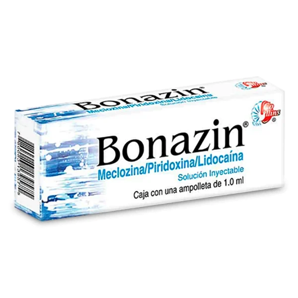 BONAZIN SOL INY 20MG 25MG  C/1AMP