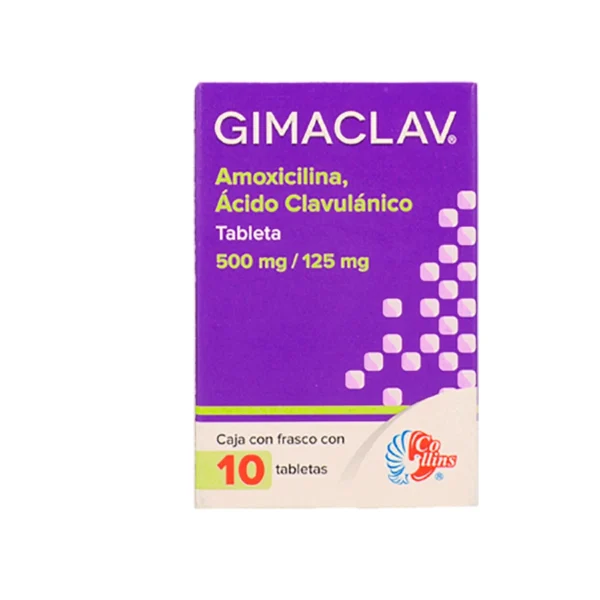 GIMACLAV TAB 500MG 125MG  C/10
