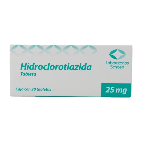 HIDROCLOROTIAZIDA TAB  25MG C/20