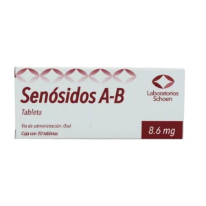 SENOSIDOS A-B TAB 8.6MG  C/20